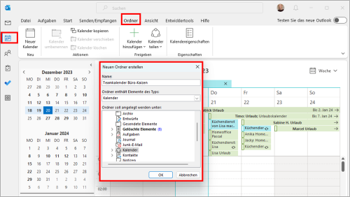 Gruppenkalender In Outlook Gemeinsam Nutzen Teamkalender