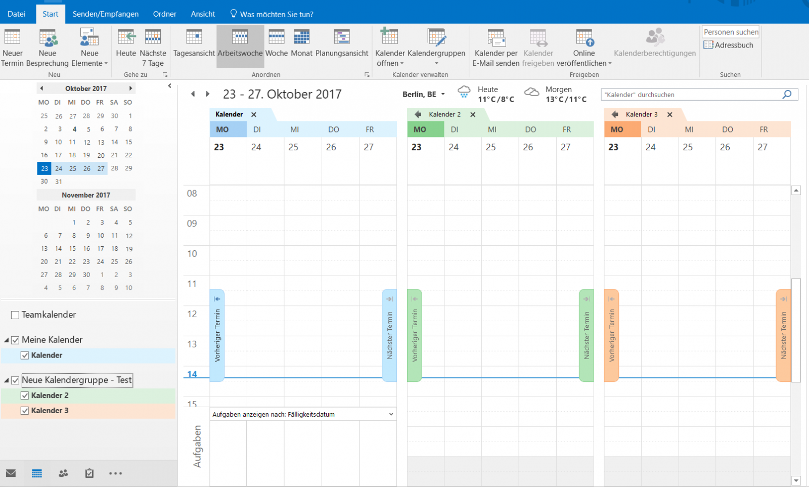 Outlook Kalender synchronisieren Anleitung BüroKaizen