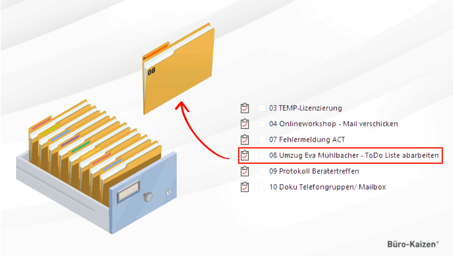 Outlook Aufgaben organisieren - Widervorlage 