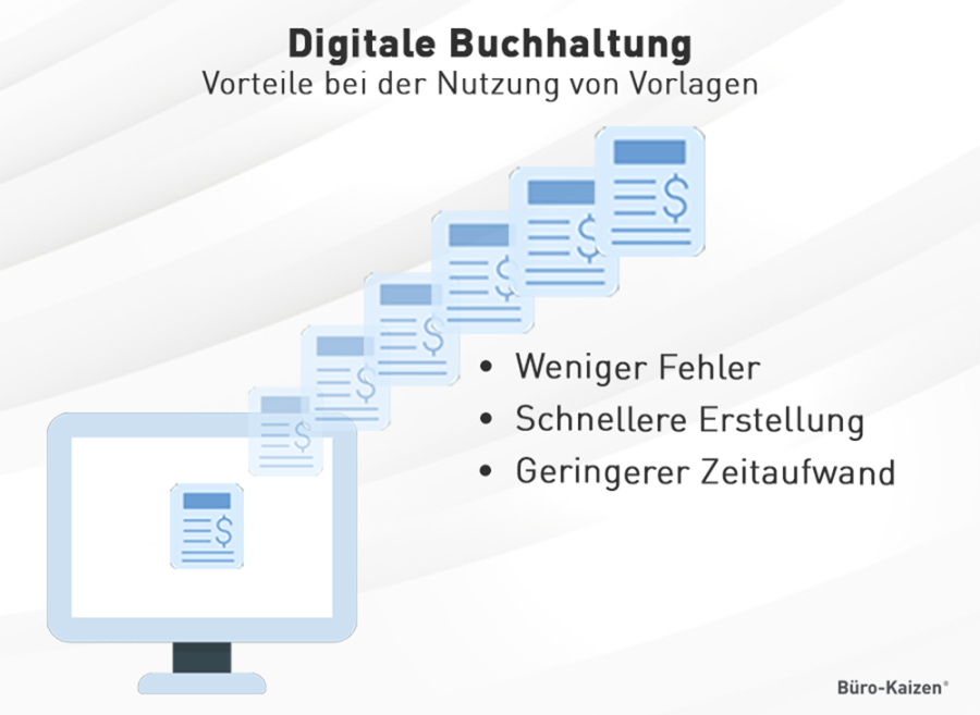 Steigern Sie die Effizienz Ihrer digitalen Buchhaltung, indem Sie Rechnungsvorlagen nutzen.