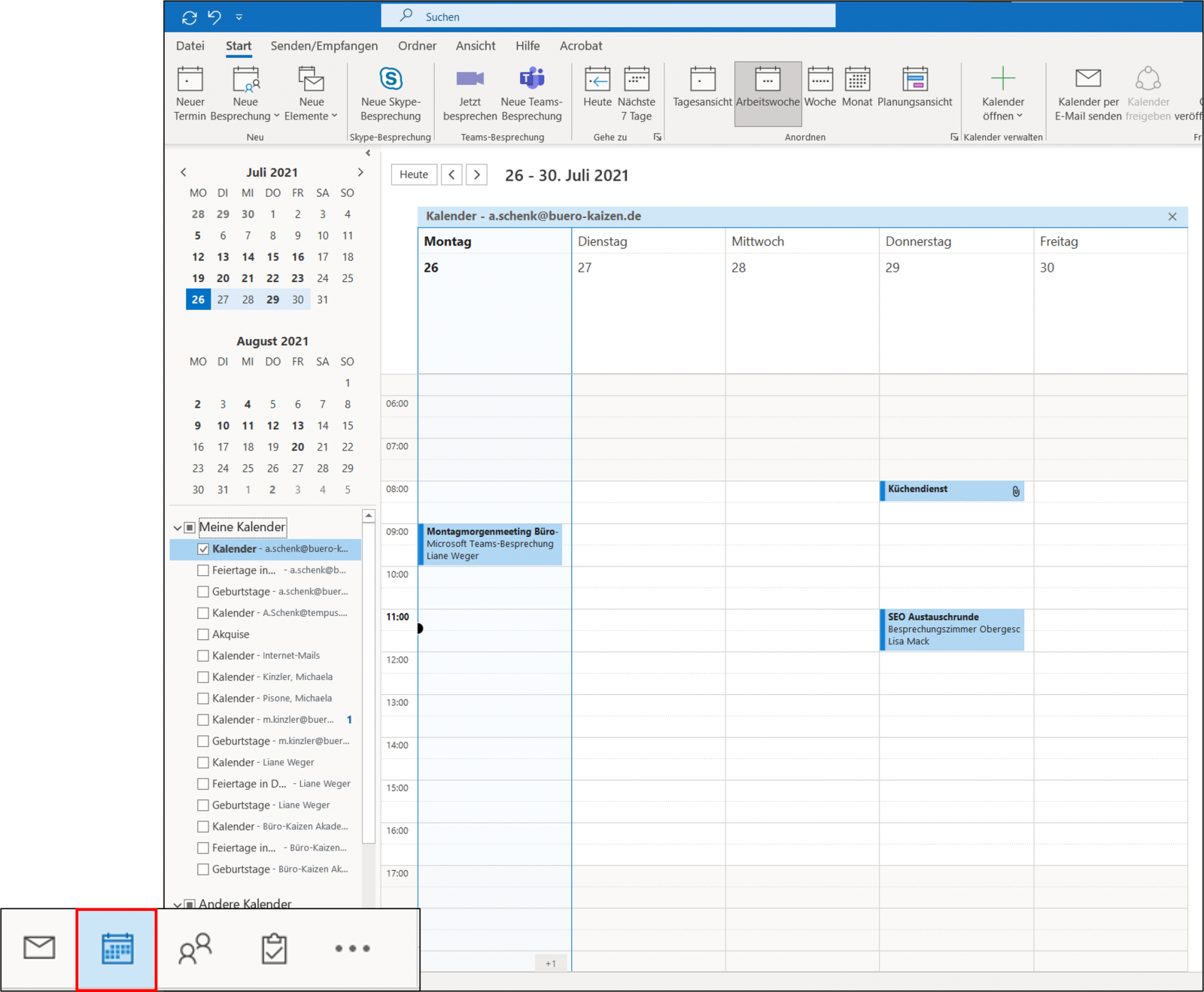 Team Kalender Outlook Hinzufügen 