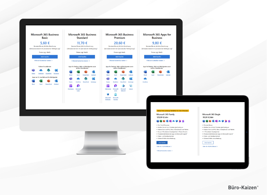 Microsoft 365 Home vs. Business