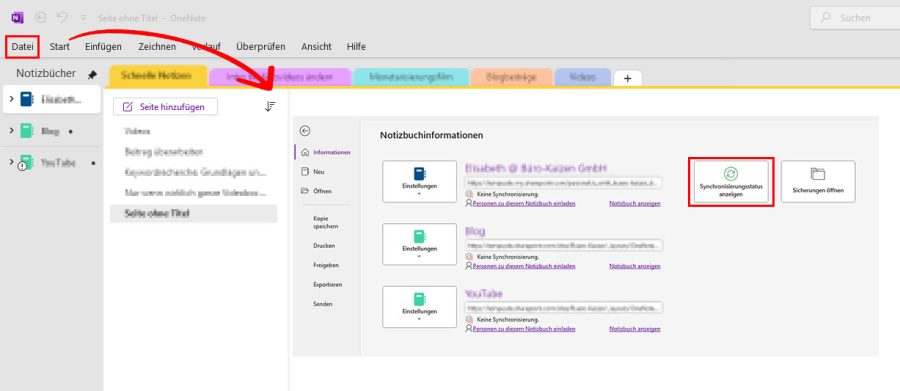 Microsoft 365 OneNote offline nutzen 