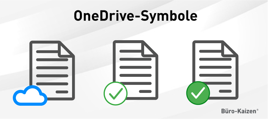 Microsoft 365 OneDrive offline nutzen Symbole