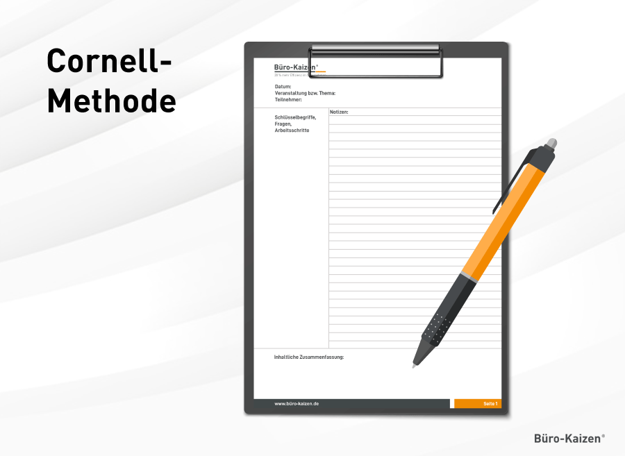 Notizen machen mit der Cornell-Methode