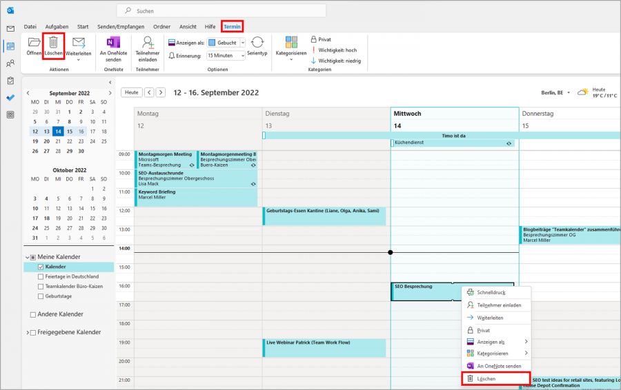 Outlook gelöschte Termine wiederherstellen: 3 einfache Wege