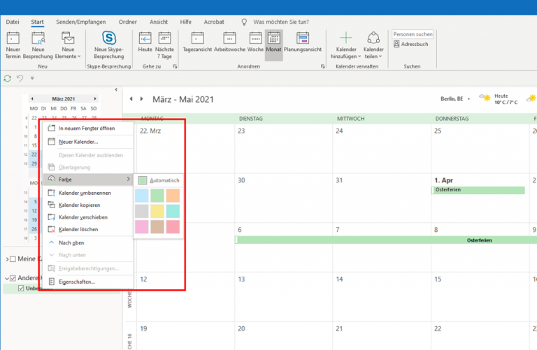 Outlook Kalender 1 Tag Verschoben 