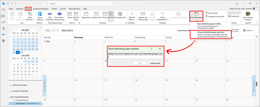 Outlook Kalender synchronisieren  Anleitung