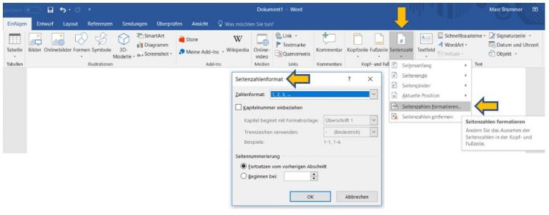 In Word Seitenzahlen Einfügen: So Geht Es | Büro-Kaizen