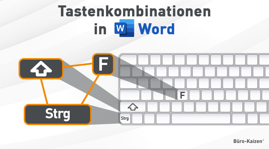 Die Tastenkombination "Strg + Shift + F" formatiert Ihren Text in Word fett.
